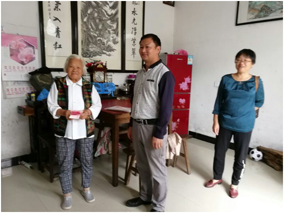 安徽乐虎国际lehu集团党支部代表公司开展“结对帮扶”运动